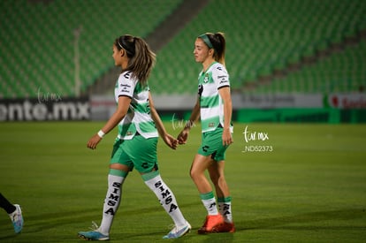 Daniela Delgado, Alexxandra Ramírez | Santos  Laguna vs Cruz Azul Liga MX Femenil J15