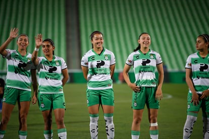 Brenda León, Lia Romero, Natalia Miramontes, María Yokoyama | Santos  Laguna vs Cruz Azul Liga MX Femenil J15