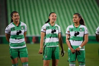 María Yokoyama, Natalia Miramontes, Alexxandra Ramírez | Santos  Laguna vs Cruz Azul Liga MX Femenil J15