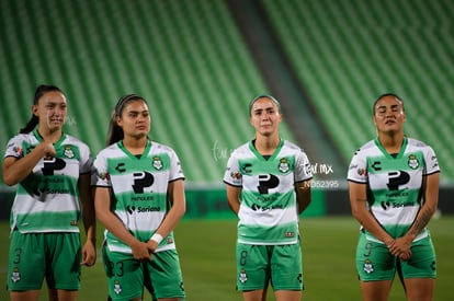 Alexia Villanueva, Daniela Delgado, Natalia Miramontes, Alex | Santos  Laguna vs Cruz Azul Liga MX Femenil J15