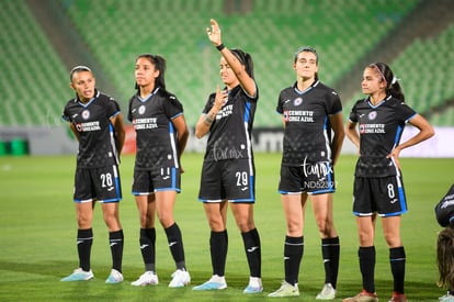 Dalia Vidrio, Claudia Cid, Ana García, Dalia Molina, Cori Su | Santos  Laguna vs Cruz Azul Liga MX Femenil J15