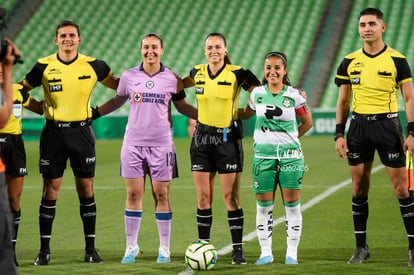 Silvia Machuca, Cinthya Peraza | Santos  Laguna vs Cruz Azul Liga MX Femenil J15