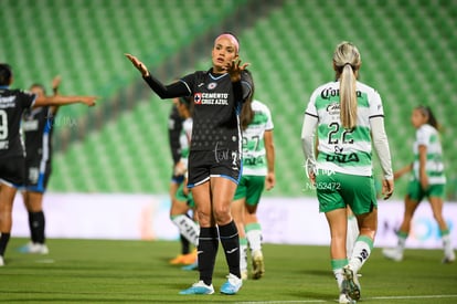 María Peraza | Santos  Laguna vs Cruz Azul Liga MX Femenil J15