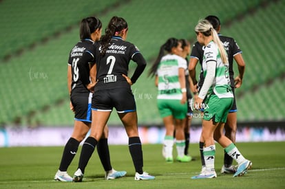 Sheila Pulido, María Peraza | Santos  Laguna vs Cruz Azul Liga MX Femenil J15