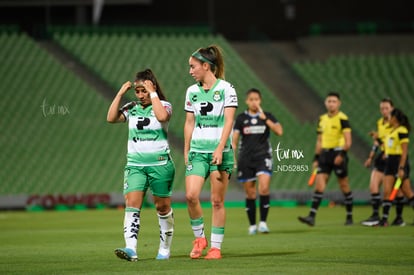 Daniela Delgado, Cinthya Peraza | Santos  Laguna vs Cruz Azul Liga MX Femenil J15