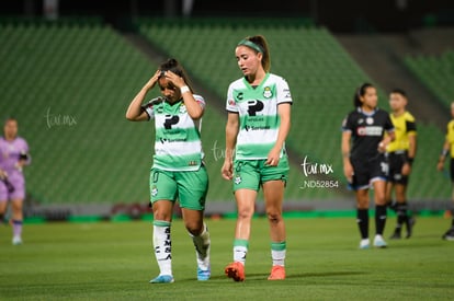 Daniela Delgado, Cinthya Peraza | Santos  Laguna vs Cruz Azul Liga MX Femenil J15