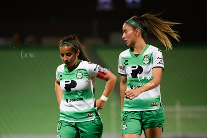 Daniela Delgado, Cinthya Peraza | Santos  Laguna vs Cruz Azul Liga MX Femenil J15