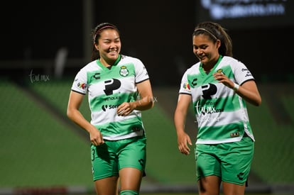 María Yokoyama, Alexxandra Ramírez | Santos  Laguna vs Cruz Azul Liga MX Femenil J15