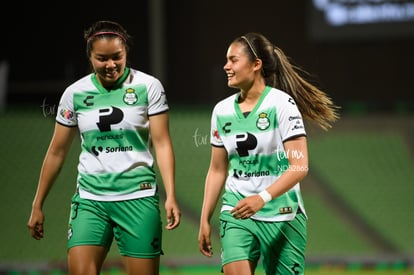 María Yokoyama, Alexxandra Ramírez | Santos  Laguna vs Cruz Azul Liga MX Femenil J15