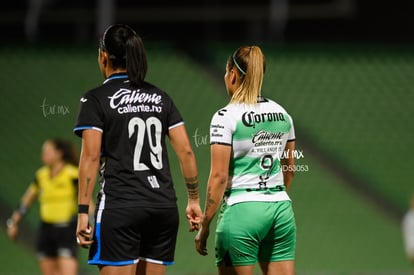 Alexia Villanueva, Claudia Cid | Santos  Laguna vs Cruz Azul Liga MX Femenil J15