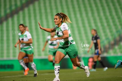 Gol de Alexia, Alexia Villanueva | Santos  Laguna vs Cruz Azul Liga MX Femenil J15