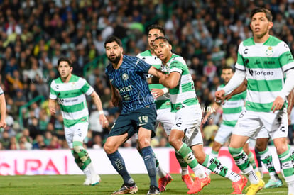 Hugo Rodríguez, Néstor Araujo | Santos vs America J5 C2023 Liga MX