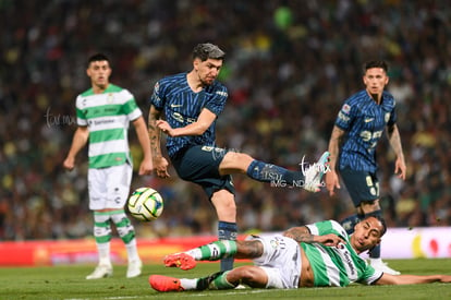 Hugo Rodríguez, Diego Valdés | Santos vs America J5 C2023 Liga MX