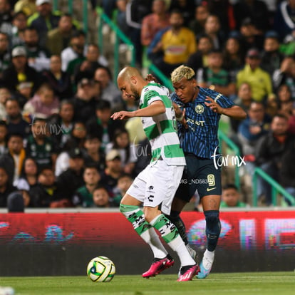 Roger Martínez, Matheus Doria | Santos vs America J5 C2023 Liga MX