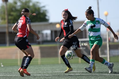 Mariana Aceves, Paola Vidal, Daniela Meza | Santos vs Atlas J10 C2023 Liga MX