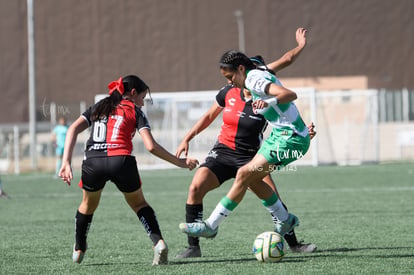 Ailin Serna, Ashleen Carrillo | Santos vs Atlas J10 C2023 Liga MX