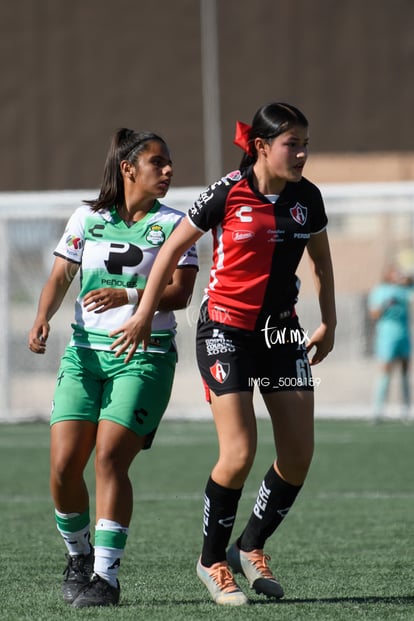 Ashleen Carrillo, Paulina Peña | Santos vs Atlas J10 C2023 Liga MX