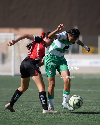 Ailin Serna, Ashleen Carrillo | Santos vs Atlas J10 C2023 Liga MX