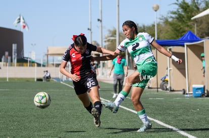 Ailin Serna, Ashleen Carrillo | Santos vs Atlas J10 C2023 Liga MX