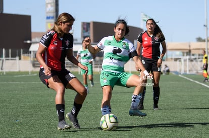 Lorena Vega, Maika Albéniz | Santos vs Atlas J10 C2023 Liga MX