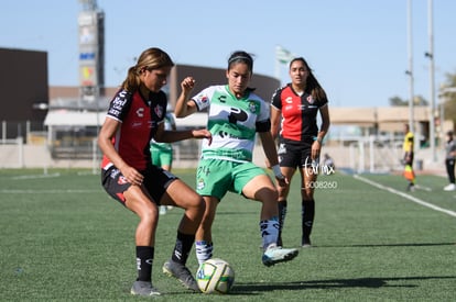 Lorena Vega, Maika Albéniz | Santos vs Atlas J10 C2023 Liga MX