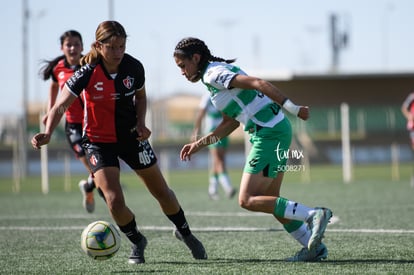 Ailin Serna, Lorena Vega | Santos vs Atlas J10 C2023 Liga MX