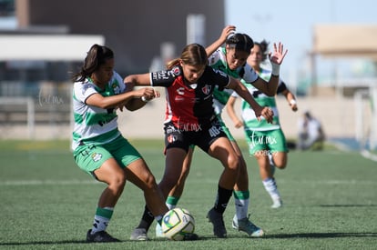 Ailin Serna, Lorena Vega | Santos vs Atlas J10 C2023 Liga MX