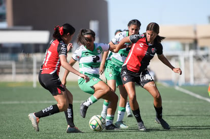 Paulina Peña, Lorena Vega | Santos vs Atlas J10 C2023 Liga MX