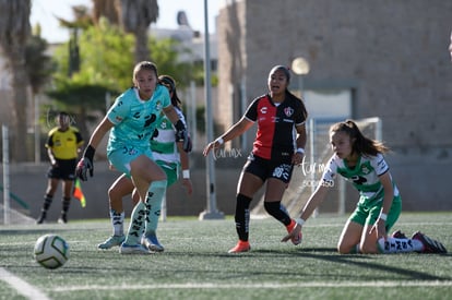 Aida Cantú, Karla López | Santos vs Atlas J10 C2023 Liga MX