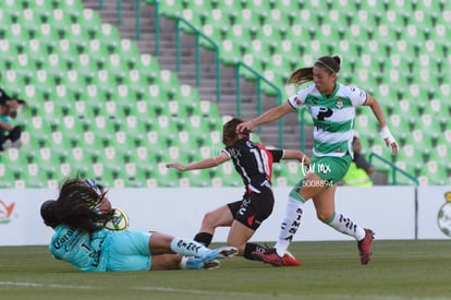 Hannia De Ávila, Alejandra Lomelí, Priscila Padilla | Santos Laguna vs Atlas FC J11 C2023 Liga MX femenil