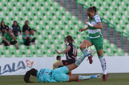 Hannia De Ávila, Alejandra Lomelí, Priscila Padilla | Santos Laguna vs Atlas FC J11 C2023 Liga MX femenil