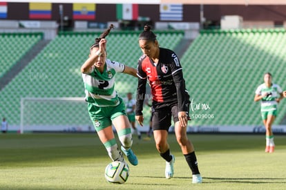 Natalia Miramontes, Marcia García | Santos Laguna vs Atlas FC J11 C2023 Liga MX femenil