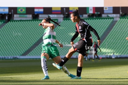 Natalia Miramontes, Marcia García | Santos Laguna vs Atlas FC J11 C2023 Liga MX femenil