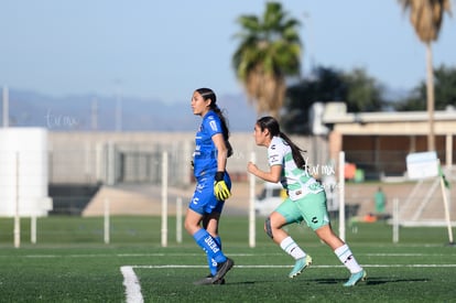 Dayana Covarrubias, Judith Félix | Santos vs Atlas femenil sub 19