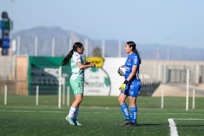 Dayana Covarrubias, Judith Félix | Santos vs Atlas femenil sub 19