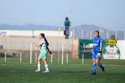 Dayana Covarrubias, Judith Félix | Santos vs Atlas femenil sub 19