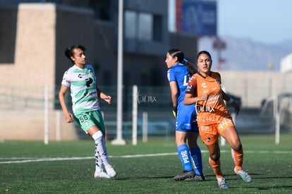 Dayana Covarrubias, Yessenia Novella, Frida Vallejo | Santos vs Atlas femenil sub 19