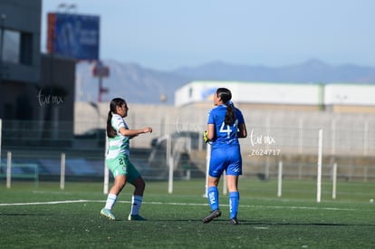 Dayana Covarrubias, Judith Félix | Santos vs Atlas femenil sub 19