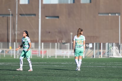 María De León, Maika Albéniz | Santos vs Atlas femenil sub 19