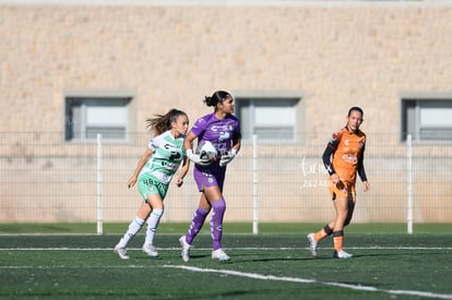 María De León, Cynthia Garibaldi, Arlett Casas | Santos vs Atlas femenil sub 19