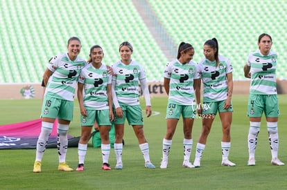 Michel Ruiz, Priscila Padilla, Marianne Martínez, Lia Romero | Santos vs Chivas femenil