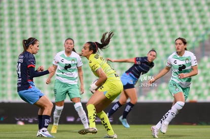 Karol Contreras, Alicia Cervantes, Lourdes De León | Santos vs Chivas femenil