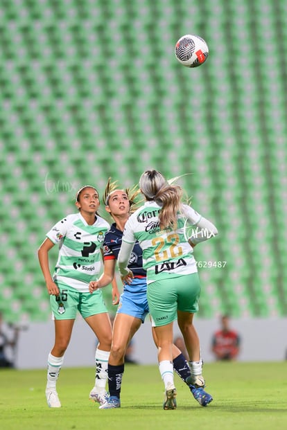 Michel Ruiz, Sheila Pulido, Angélica Torres | Santos vs Chivas femenil