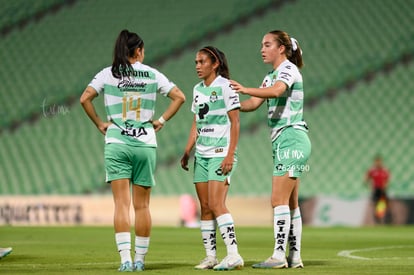 Michel Ruiz, Luisa De Alba, Katia Estrada | Santos vs Chivas femenil