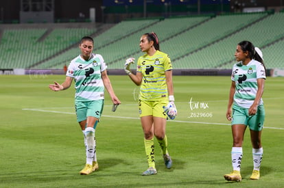 Karol Contreras, Priscila Padilla, Cynthia Rodríguez | Santos vs Chivas femenil