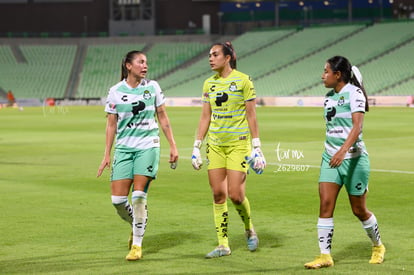 Karol Contreras, Cynthia Rodríguez, Priscila Padilla | Santos vs Chivas femenil