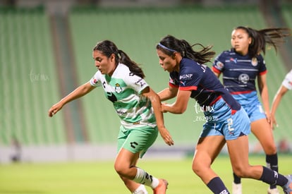 Diana Rodríguez, Judith Félix | Santos vs Chivas femenil