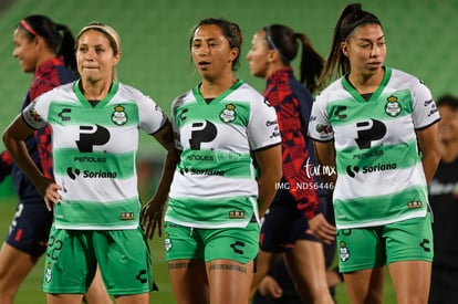 Lia Romero, Sheila Pulido, Desarae Félix | Guerreras del Santos Laguna vs Chivas de Guadalajara J3 C2023 Liga MX femenil