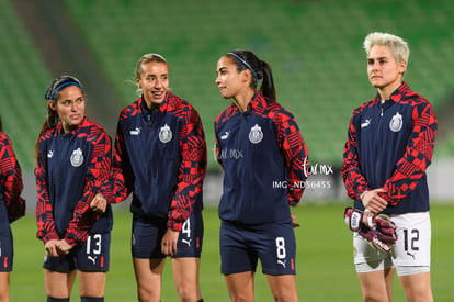 Blanca Félix, Joseline Montoya, Michelle González, Christian | Guerreras del Santos Laguna vs Chivas de Guadalajara J3 C2023 Liga MX femenil