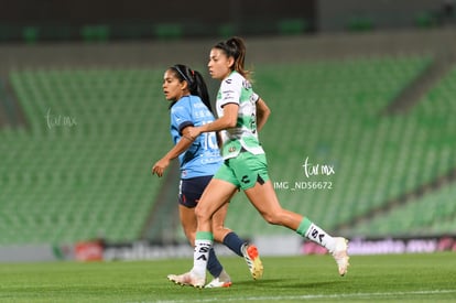 Lia Romero, Susan Bejarano | Guerreras del Santos Laguna vs Chivas de Guadalajara J3 C2023 Liga MX femenil